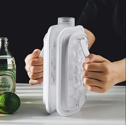 Ice Bottle 2 em 1 – Garrafa Portátil e Forma de Gelo (Cores Sortidas)
